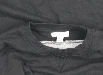 Womens UK Size 8 Topshop Black Tunic Sweatshirt