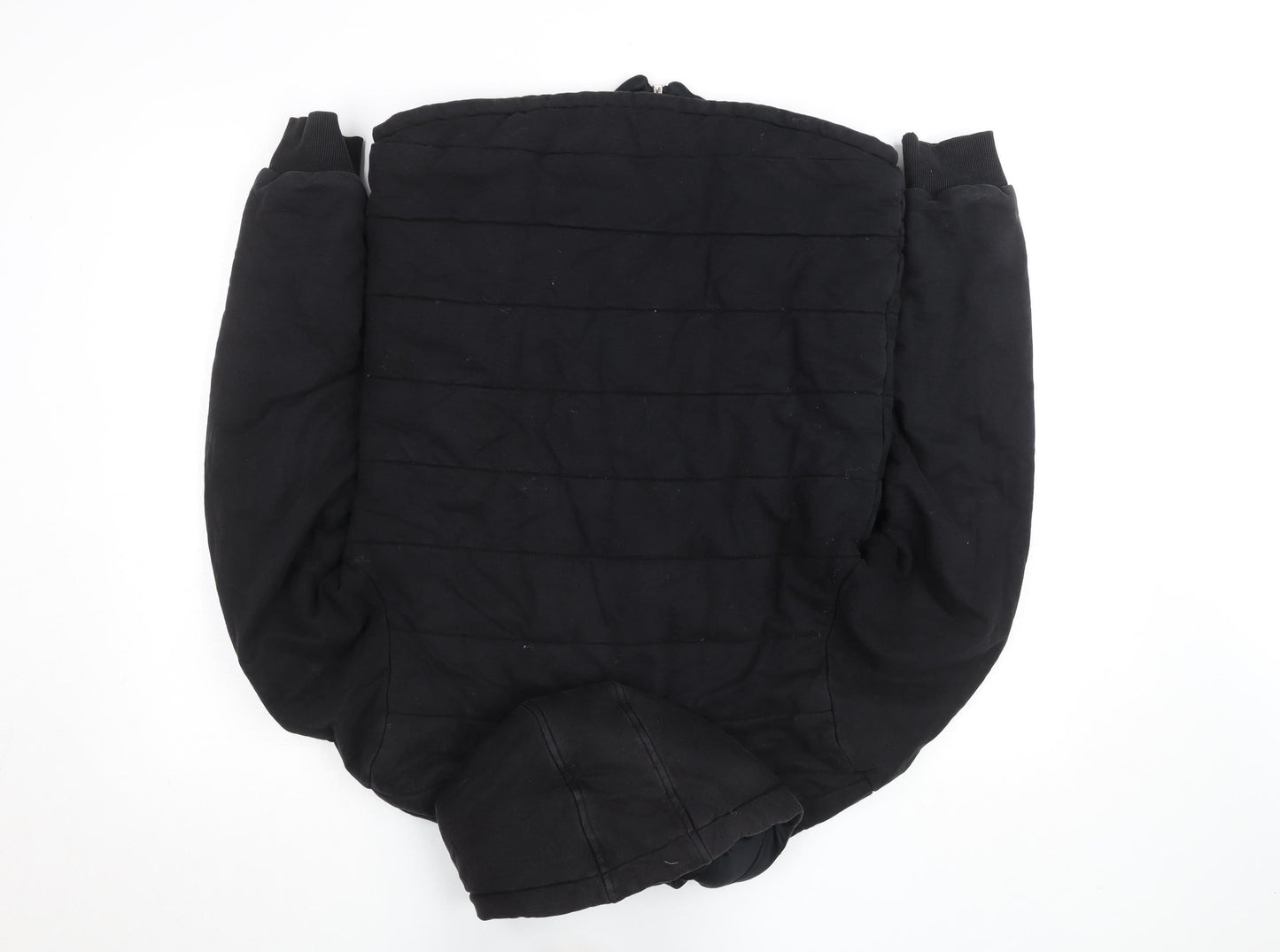 Mens UK Size L Divided Black Bomber Jacket