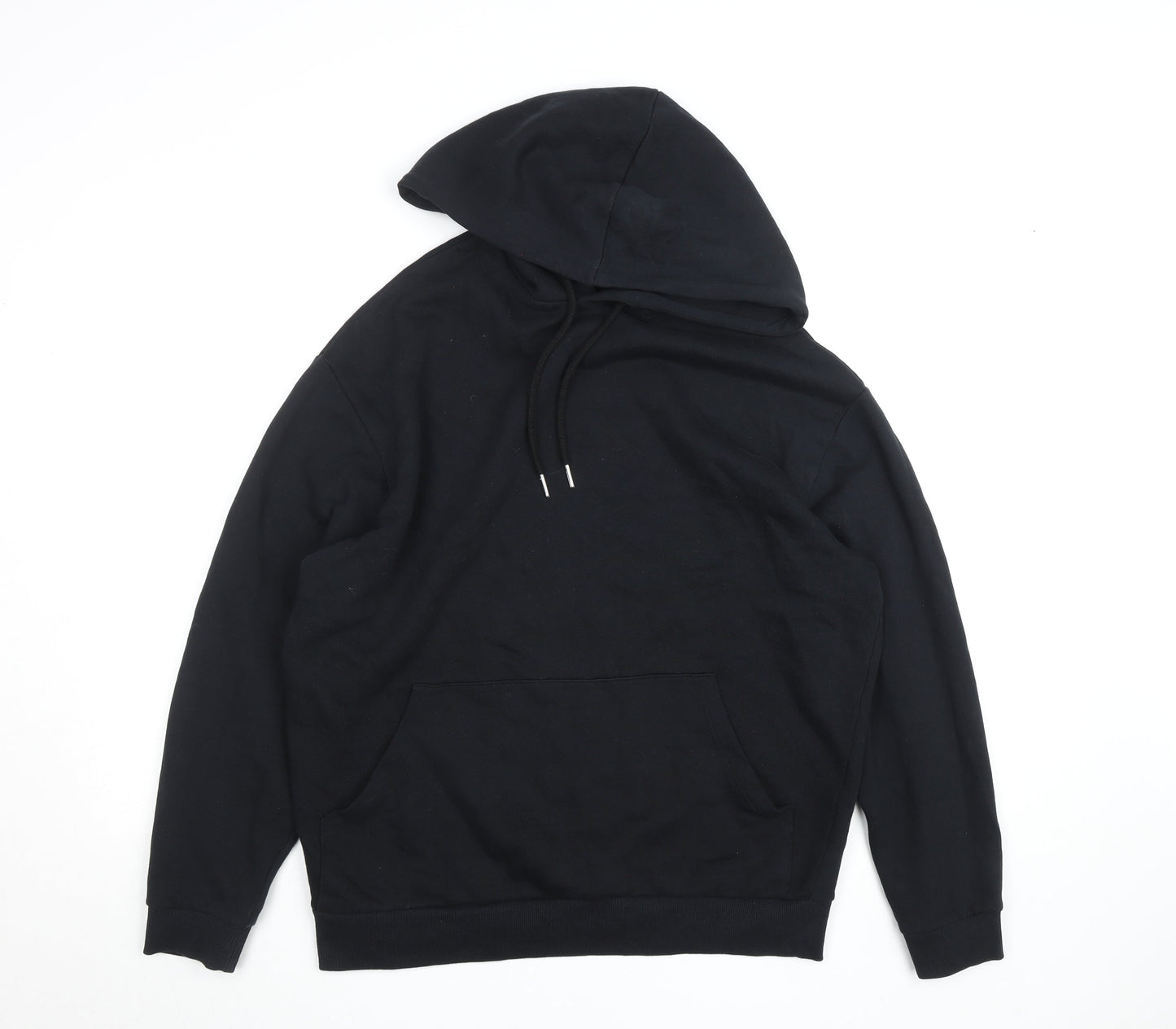 Mens UK Size S ASOS DESIGN Black Pullover Hoodie