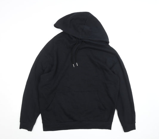 Mens UK Size S ASOS DESIGN Black Pullover Hoodie