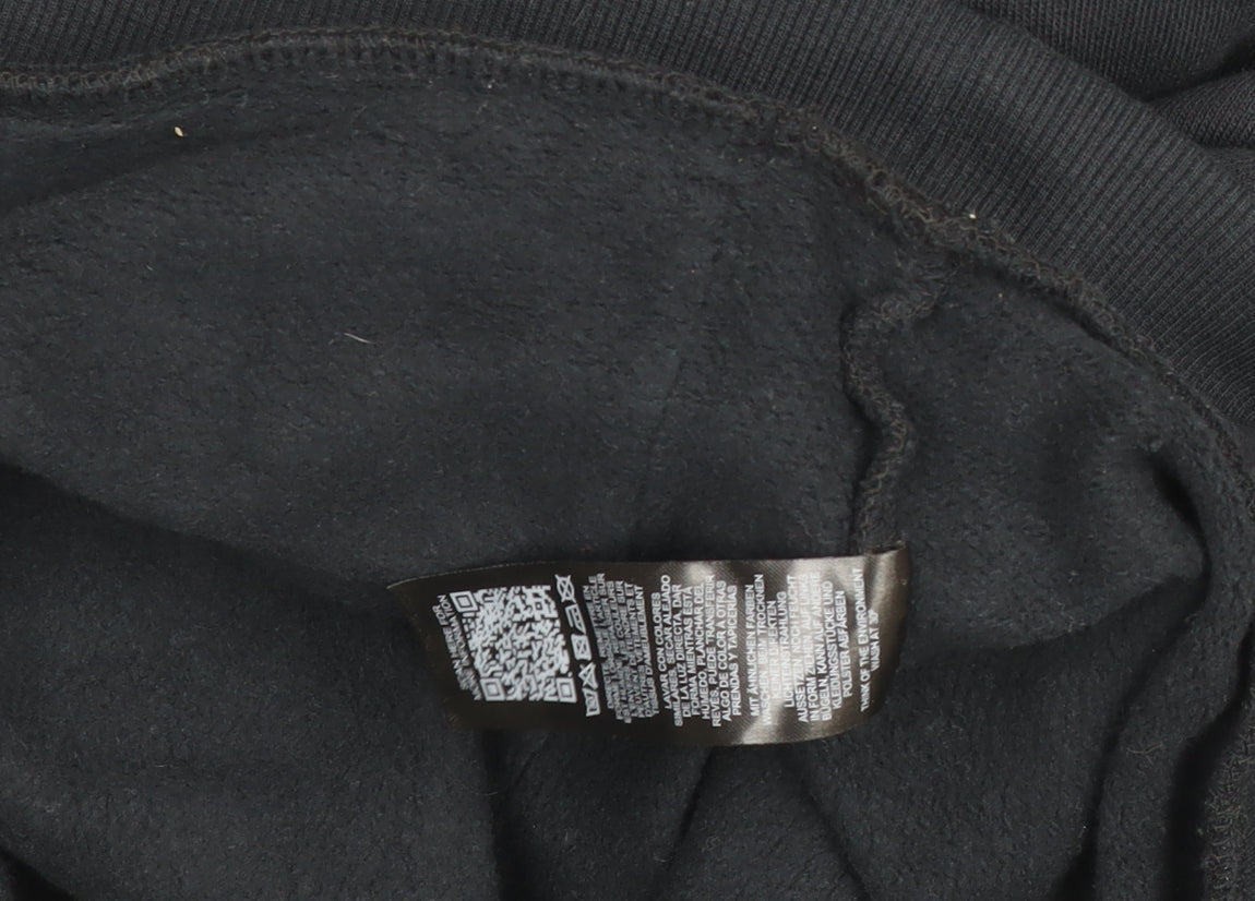 Mens UK Size S ASOS DESIGN Black Pullover Hoodie