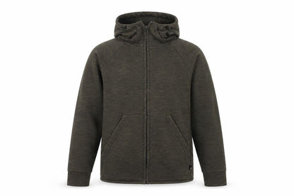 Mens UK Size S Blue Tech Brown Full Zip Hoodie