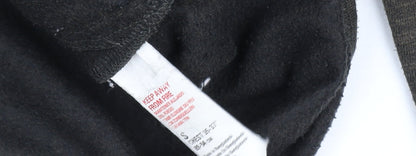 Mens UK Size S Blue Tech Brown Full Zip Hoodie