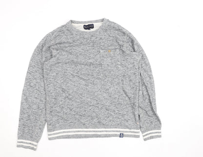 Mens UK Size M Shore Leave Grey Pullover Sweatshirt