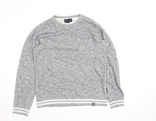 Mens UK Size M Shore Leave Grey Pullover Sweatshirt