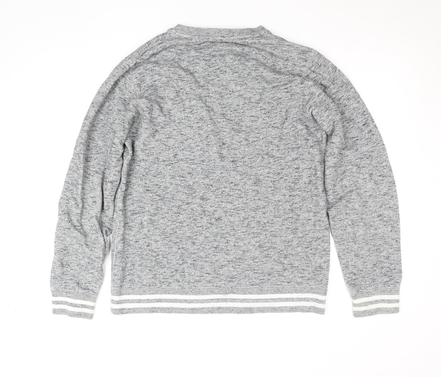 Mens UK Size M Shore Leave Grey Pullover Sweatshirt