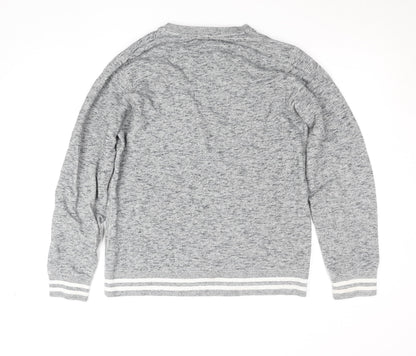 Mens UK Size M Shore Leave Grey Pullover Sweatshirt