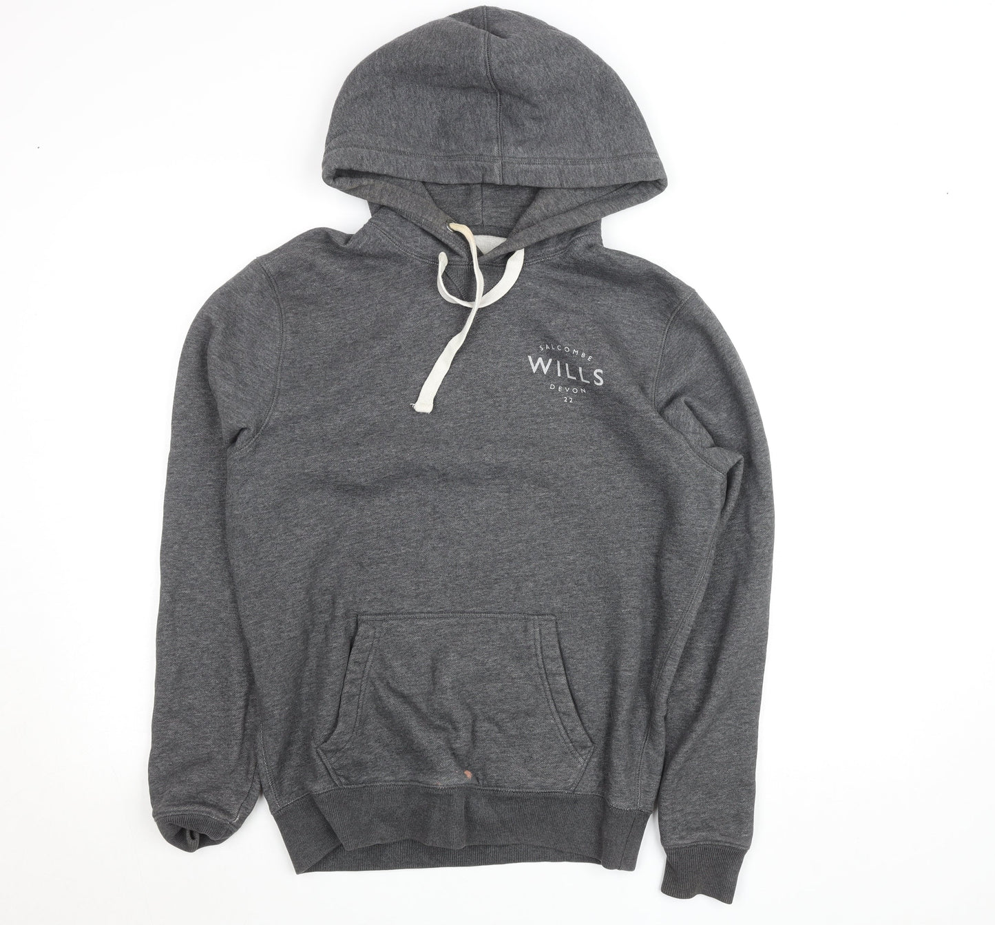 Mens UK Size S Jack Wills Grey Pullover Hoodie
