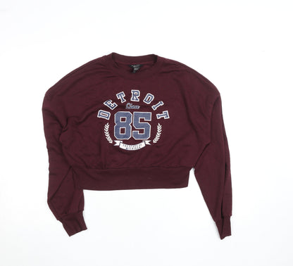 Teens UK Size 14 New Look Red Pullover Sweatshirt