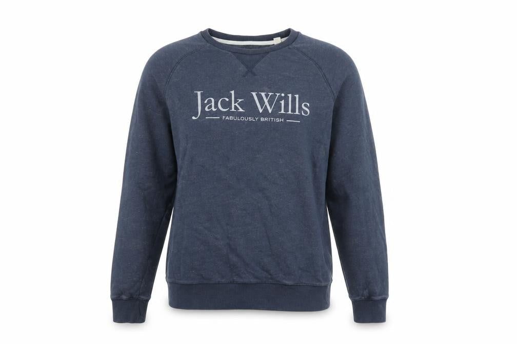 Womens UK Size M Jack Wills Blue Pullover Sweatshirt