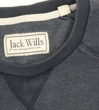 Womens UK Size M Jack Wills Blue Pullover Sweatshirt