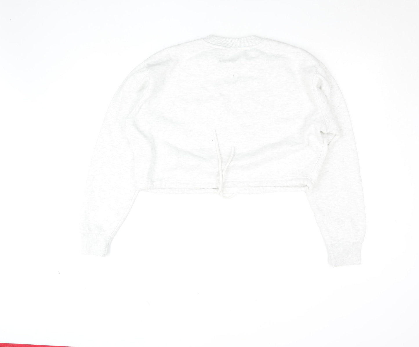 Womens UK Size 10 Pink Soda Sport White Pullover Sweatshirt