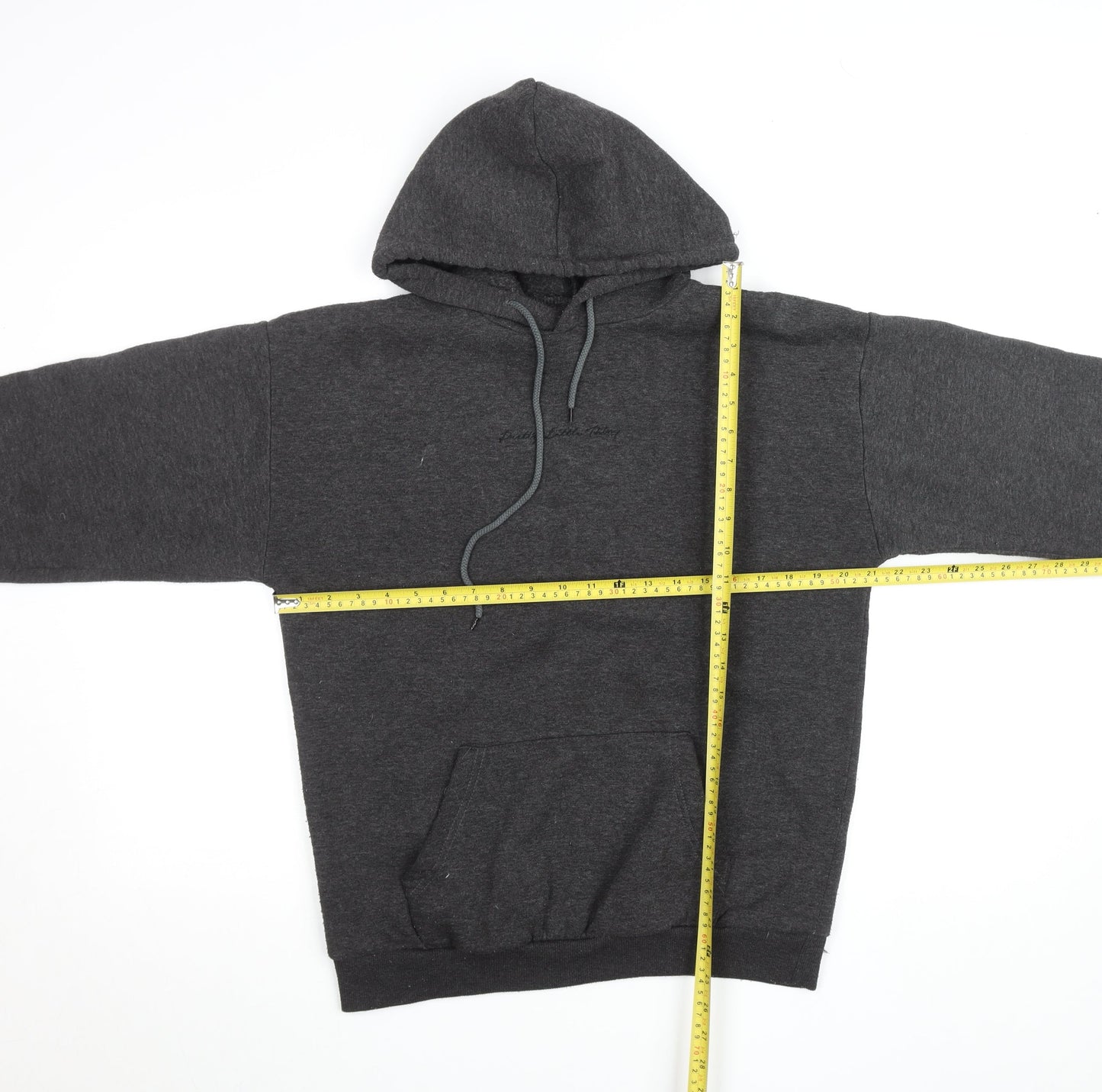 Mens UK Size S PRETTYLITTLETHING Grey Pullover Hoodie