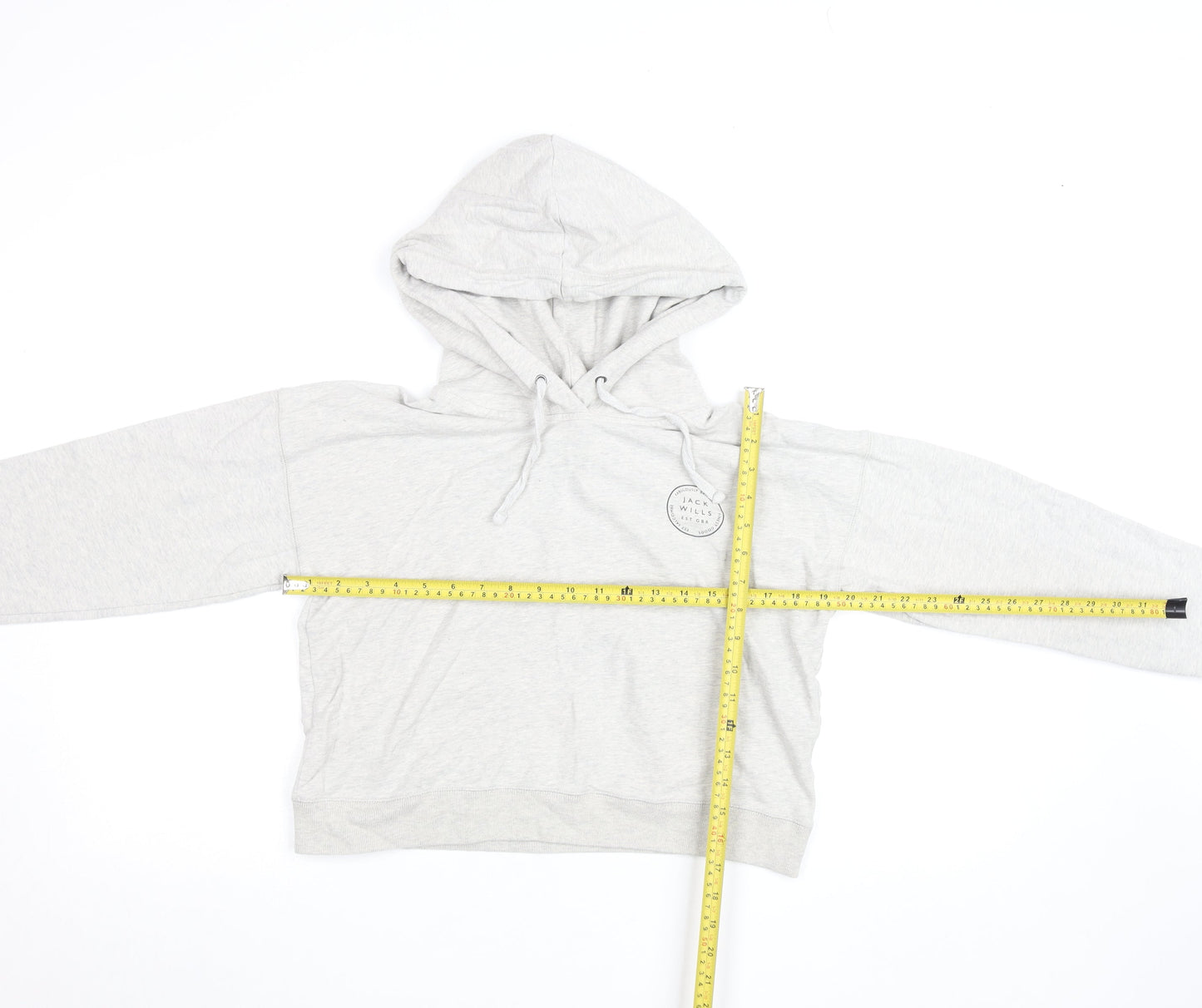 Womens UK Size 6 Jack Wills Grey Pullover Hoodie