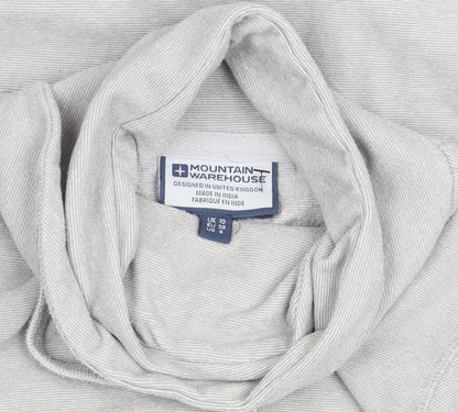 Womens UK Size 10 Mountain Warehouse Grey Pullover Hoodie