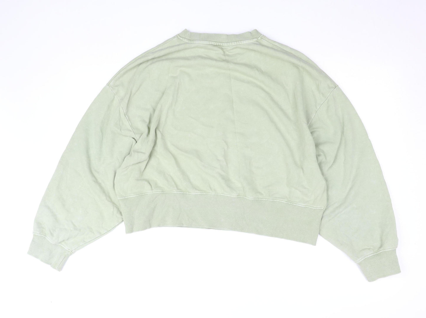 Womens UK Size XS MSU Green Pullover Sweatshirt