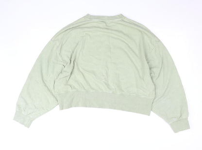 Womens UK Size XS MSU Green Pullover Sweatshirt
