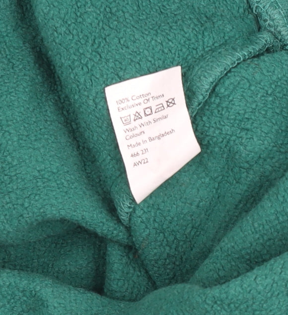 Womens UK Size S John Lewis Green Pullover Sweatshirt