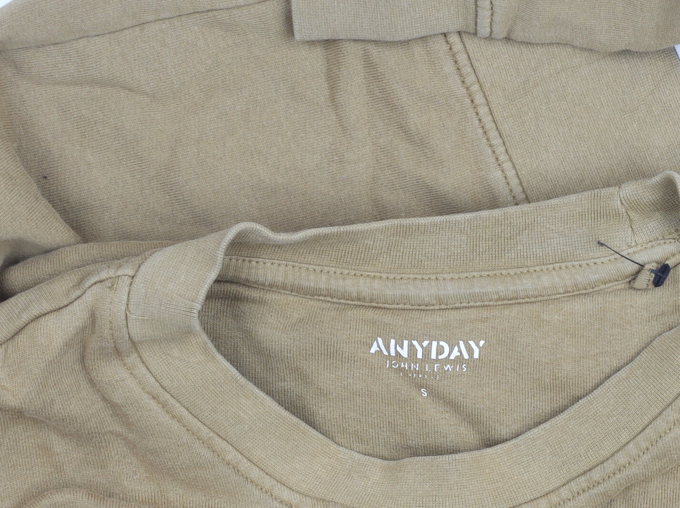 Mens UK Size S John Lewis ANYDAY Beige Pullover Sweatshirt