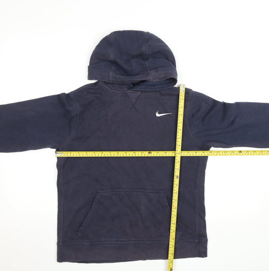 Teens UK Size XL Nike Blue Pullover Hoodie