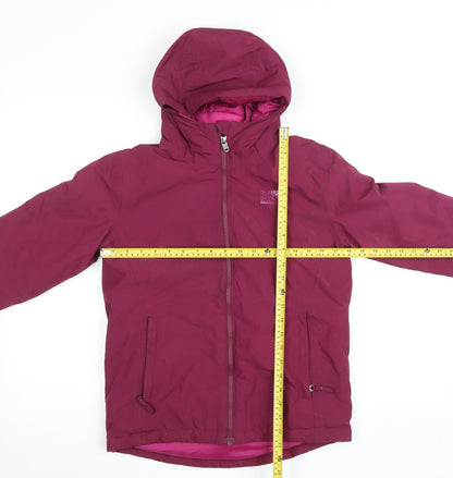 Karrimor Teens Pink Hooded Puffer Jacket Size 12 Winter Coat