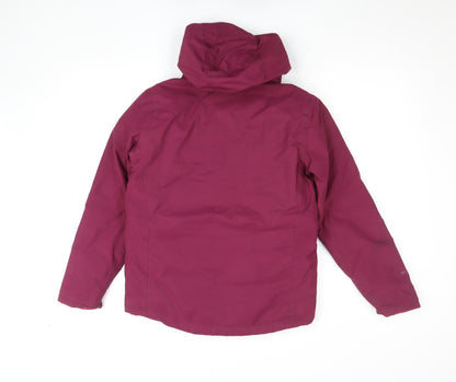 Karrimor Teens Pink Hooded Puffer Jacket Size 12 Winter Coat