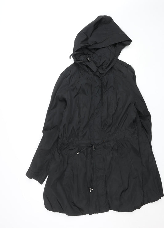 Mens UK Size 38 Rocha John Rocha Black Parka Coat