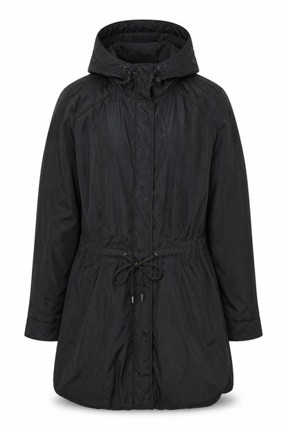 RJR.John Rocha Men's Black Hooded Parka Coat Size 38 Regular Fit