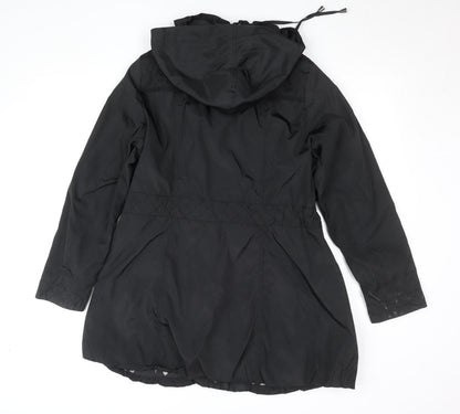 Mens UK Size 38 Rocha John Rocha Black Parka Coat