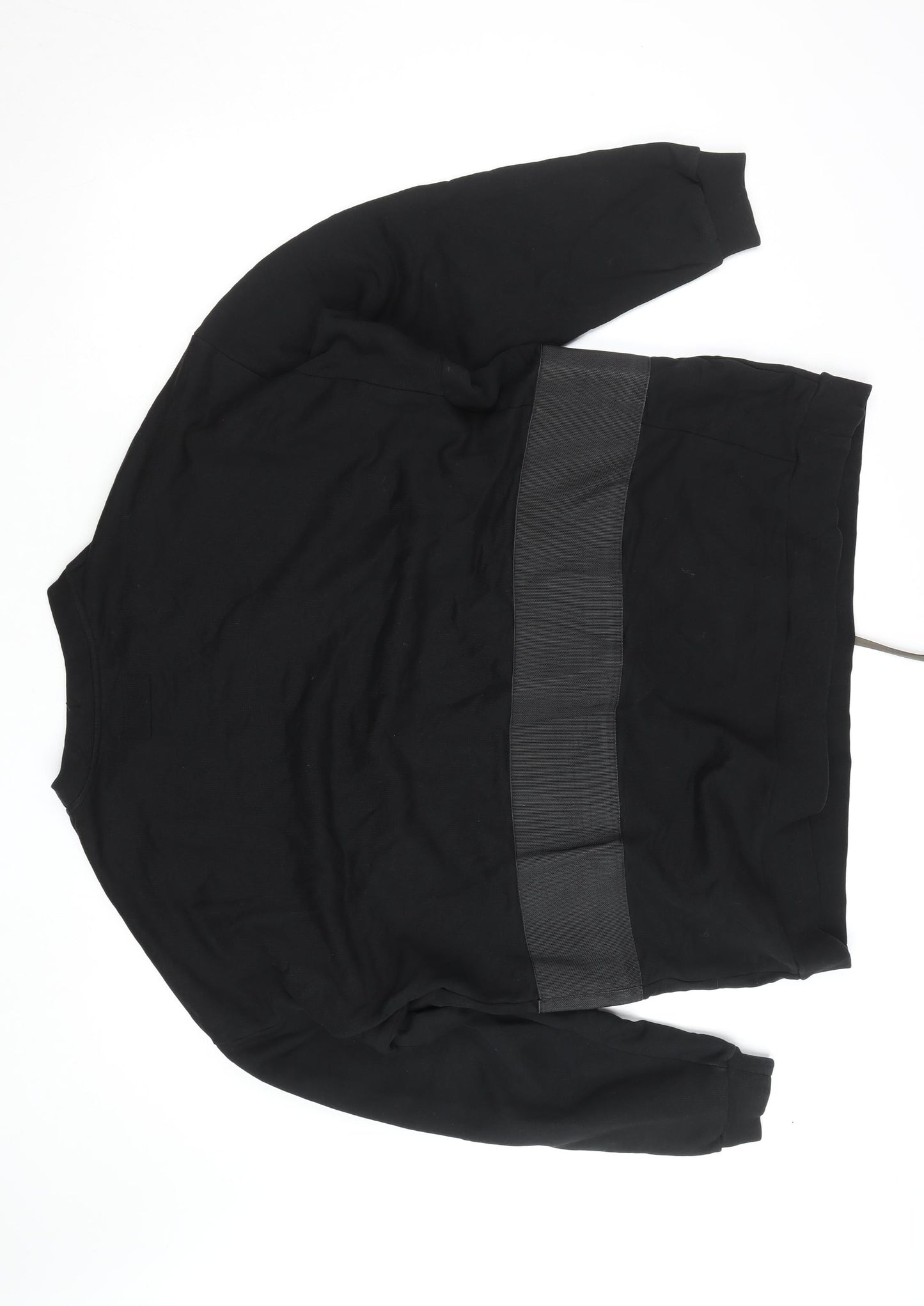 Berthold Men's Black Cotton Crew Neck Pullover Jumper L