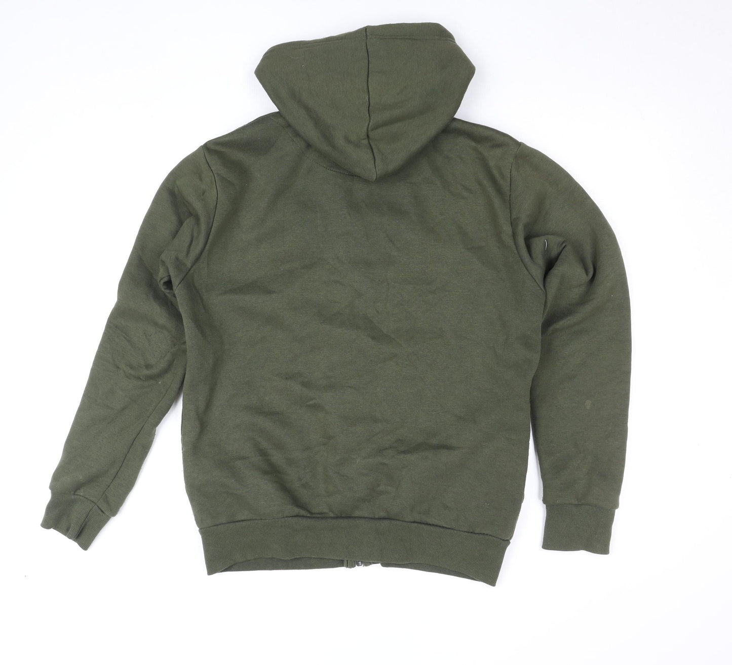 Mens UK Size M McKenzie Green Full Zip Hoodie