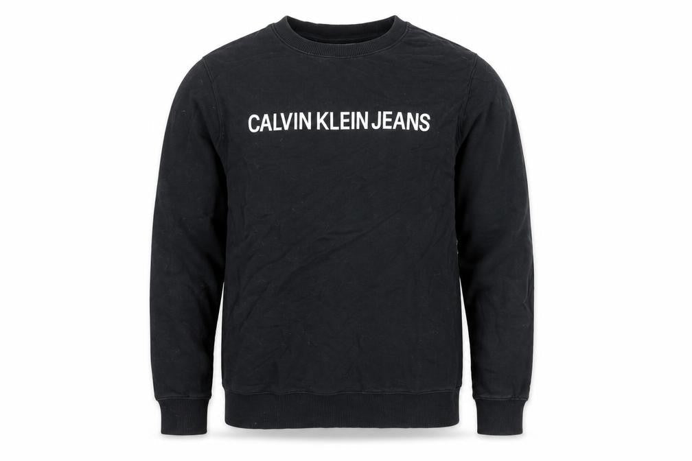 Mens UK Size M Calvin Klein Black Pullover Sweatshirt