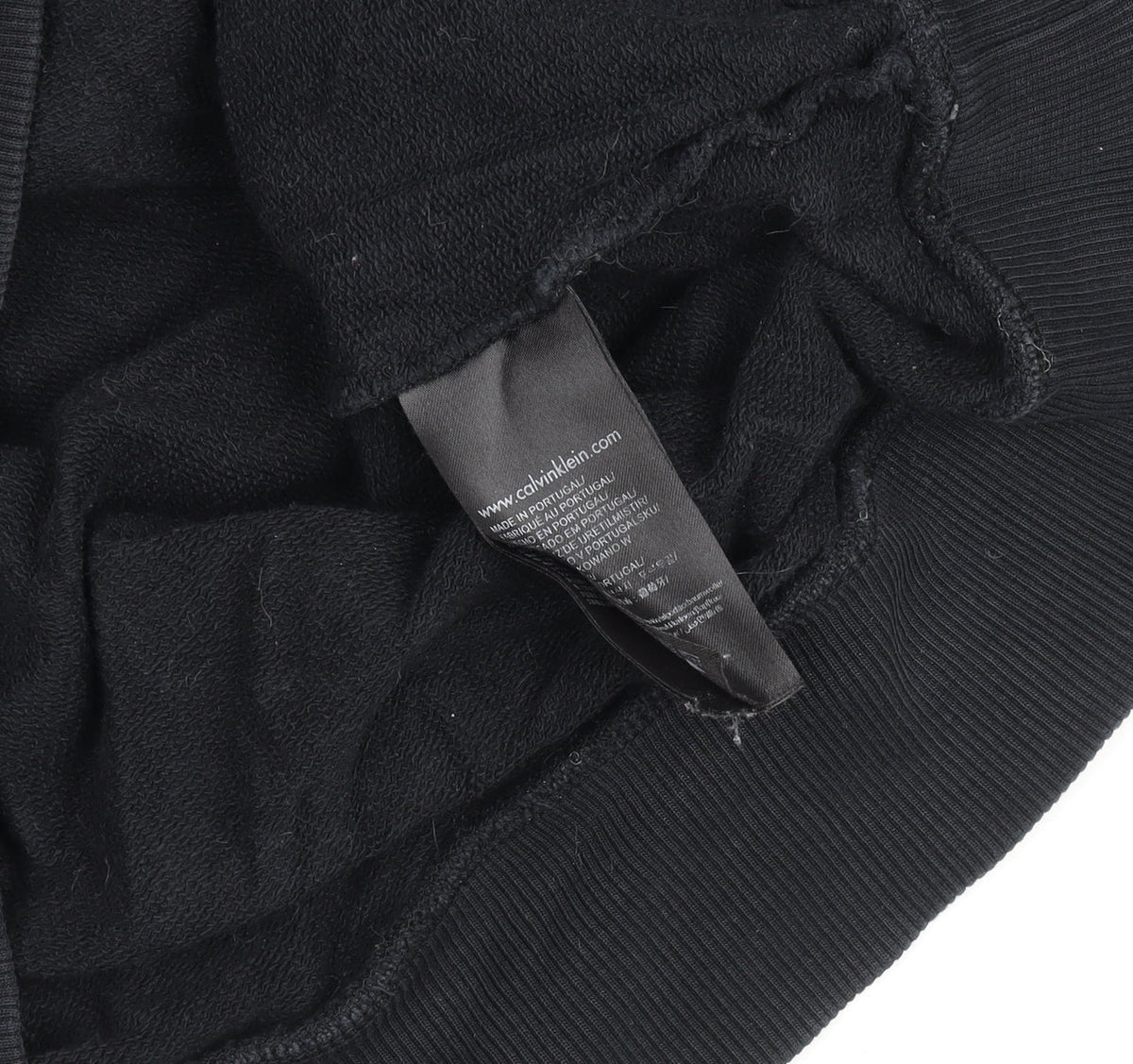Mens UK Size M Calvin Klein Black Pullover Sweatshirt