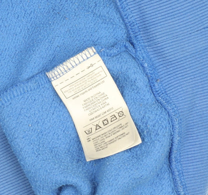 Adidas Men's Blue Hoodie Medium Pullover Original Sport Graphic