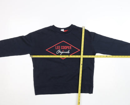 Womens UK Size 10 Lee Cooper Blue Pullover Sweatshirt