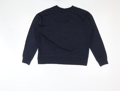 Womens UK Size 10 Lee Cooper Blue Pullover Sweatshirt