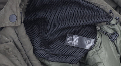 F&F Men's Green Hooded Padded Parka Coat Size S Winter Insulated