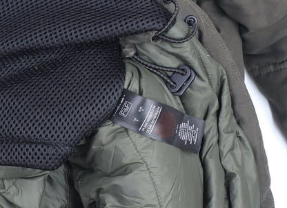 F&F Men's Green Hooded Padded Parka Coat Size S Winter Insulated