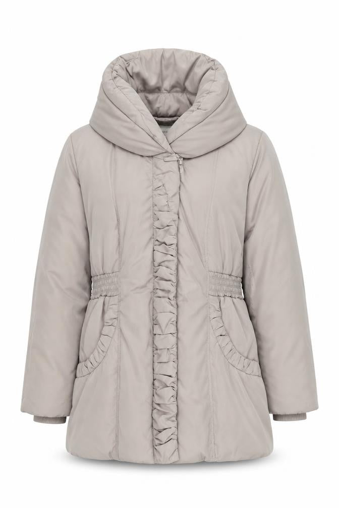 Womens UK Size M Monsoon Beige Puffer Jacket
