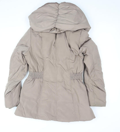 Womens UK Size M Monsoon Beige Puffer Jacket