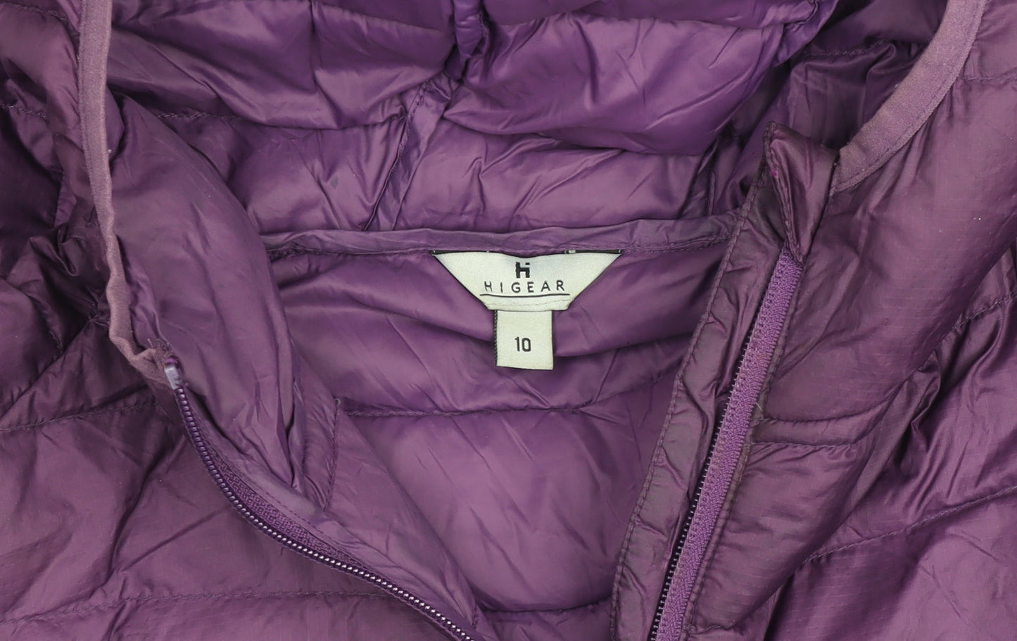 Womens UK Size 10 Hi Gear Purple Puffer Jacket