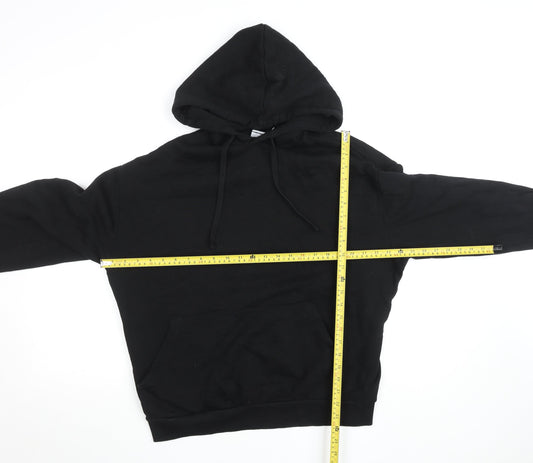 Mens UK Size S ASOS Black Pullover Hoodie