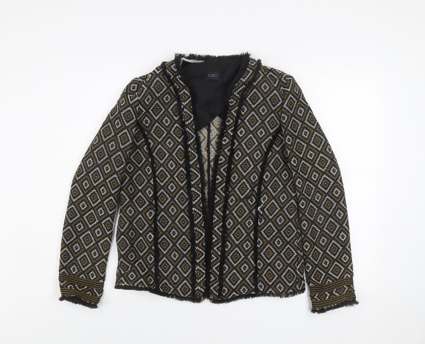 Womens UK Size 10 Marks and Spencer Multicoloured Basic Jacket