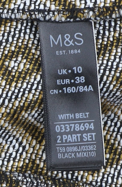 Womens UK Size 10 Marks and Spencer Multicoloured Basic Jacket