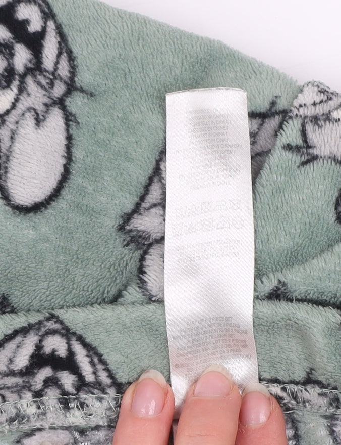 Primark Women’s Green Tom and Jerry Fleece Pyjama Bottoms Size 12