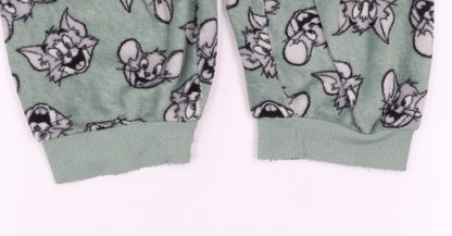Primark Women’s Green Tom and Jerry Fleece Pyjama Bottoms Size 12
