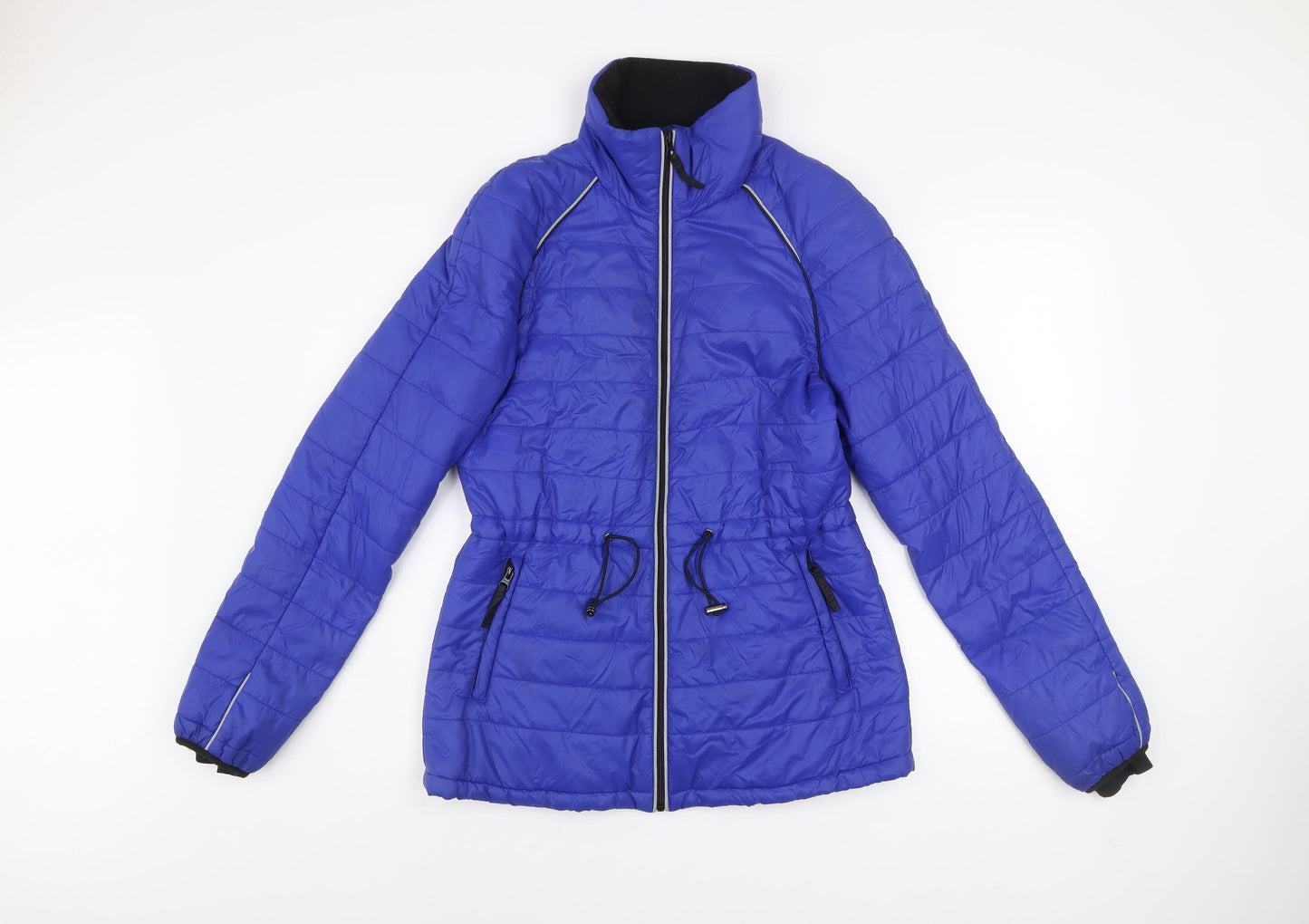 Womens UK Size 10 Marks and Spencer Blue Puffer Jacket