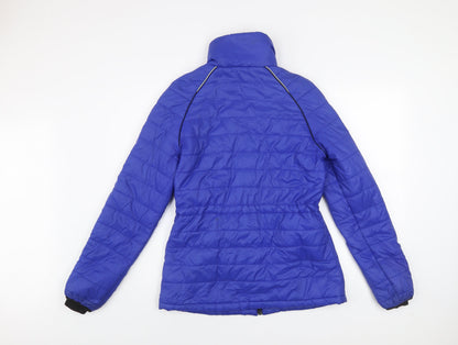 Womens UK Size 10 Marks and Spencer Blue Puffer Jacket