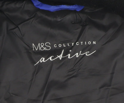 Womens UK Size 10 Marks and Spencer Blue Puffer Jacket