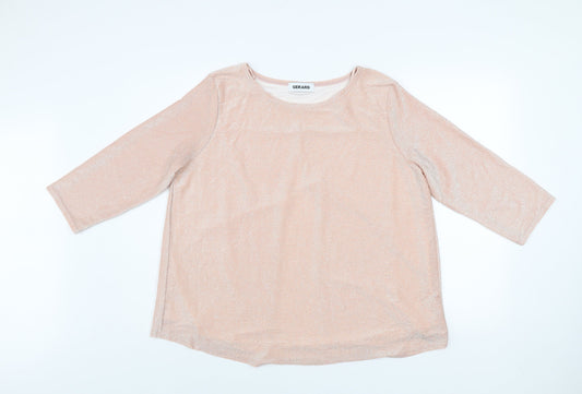 Womens UK Size 18 Gerard Pink Basic Blouse
